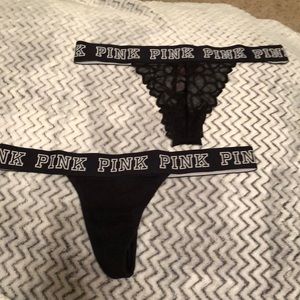 Set of 2 PINK thongs
